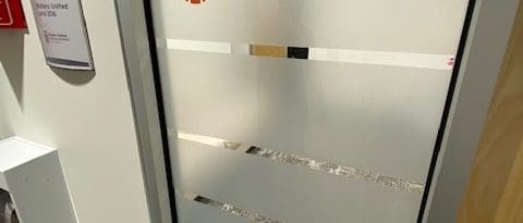 Custom printed retail window graphics